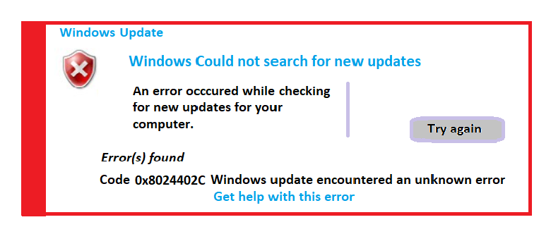 Error Code 0x8024402c Windows 10/11 Latest Solution Support