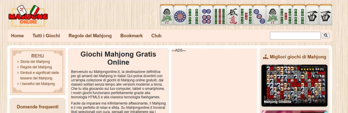 Mahjong Online Cover Image