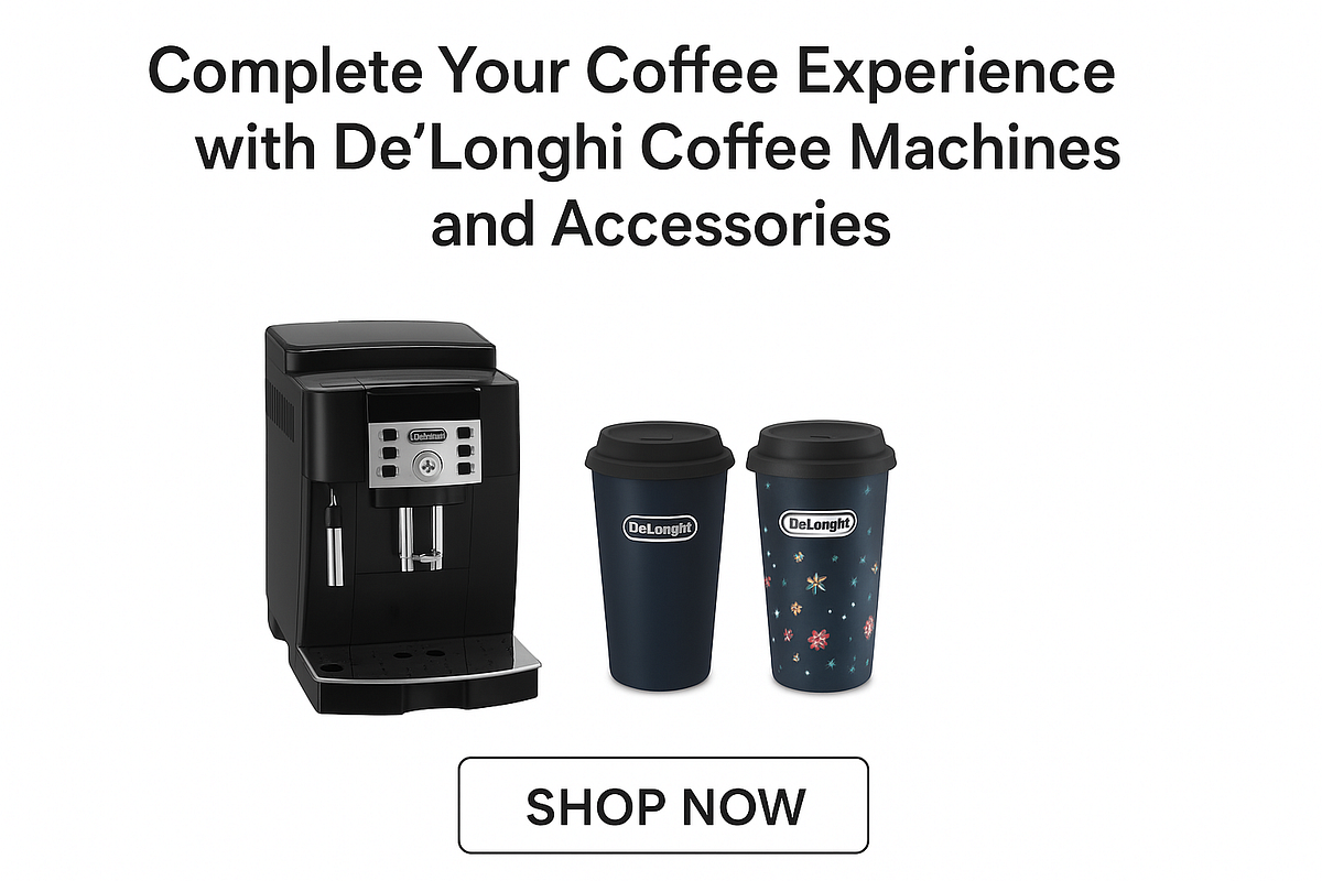 Complete Your Coffee Experience with DeLonghi Coffee Machines and Accessories | by Srashti Jain | Sep, 2025 | Medium