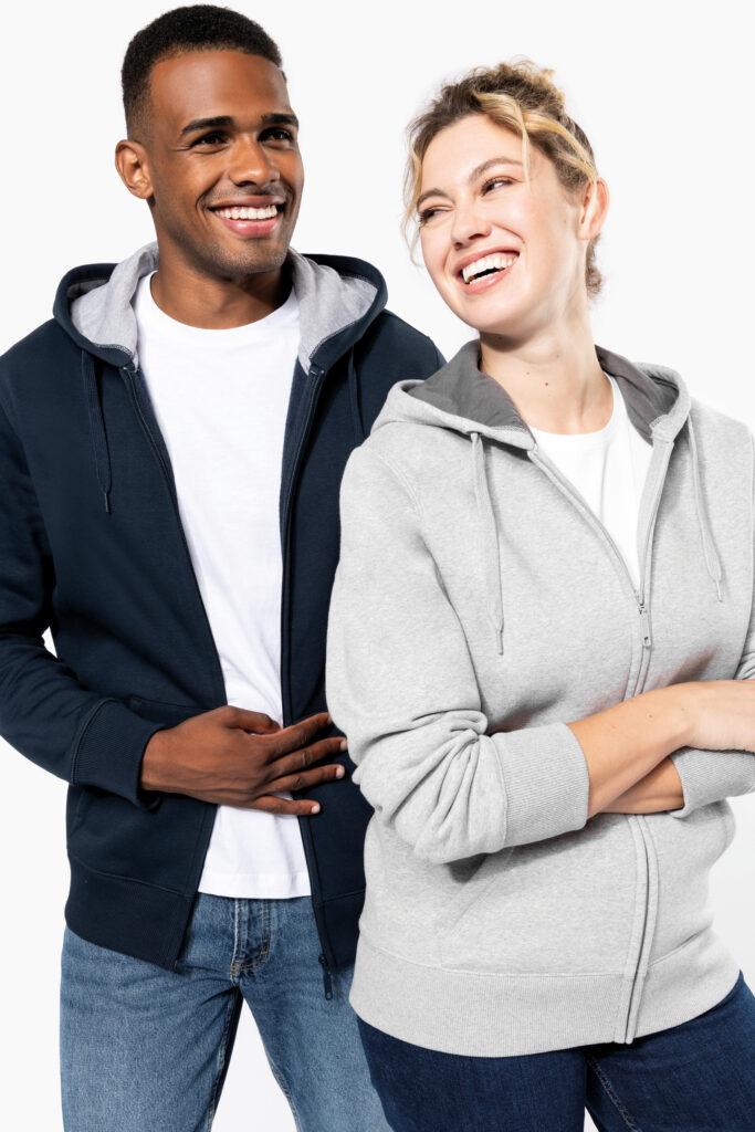 Zip Hooded Sweatshirt Bedrukken | Comfort met Rits