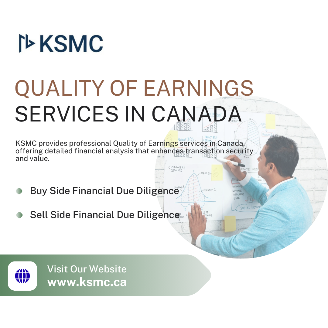 Quality of Earnings Services in Canada - KshramManagementConsulting - Medium