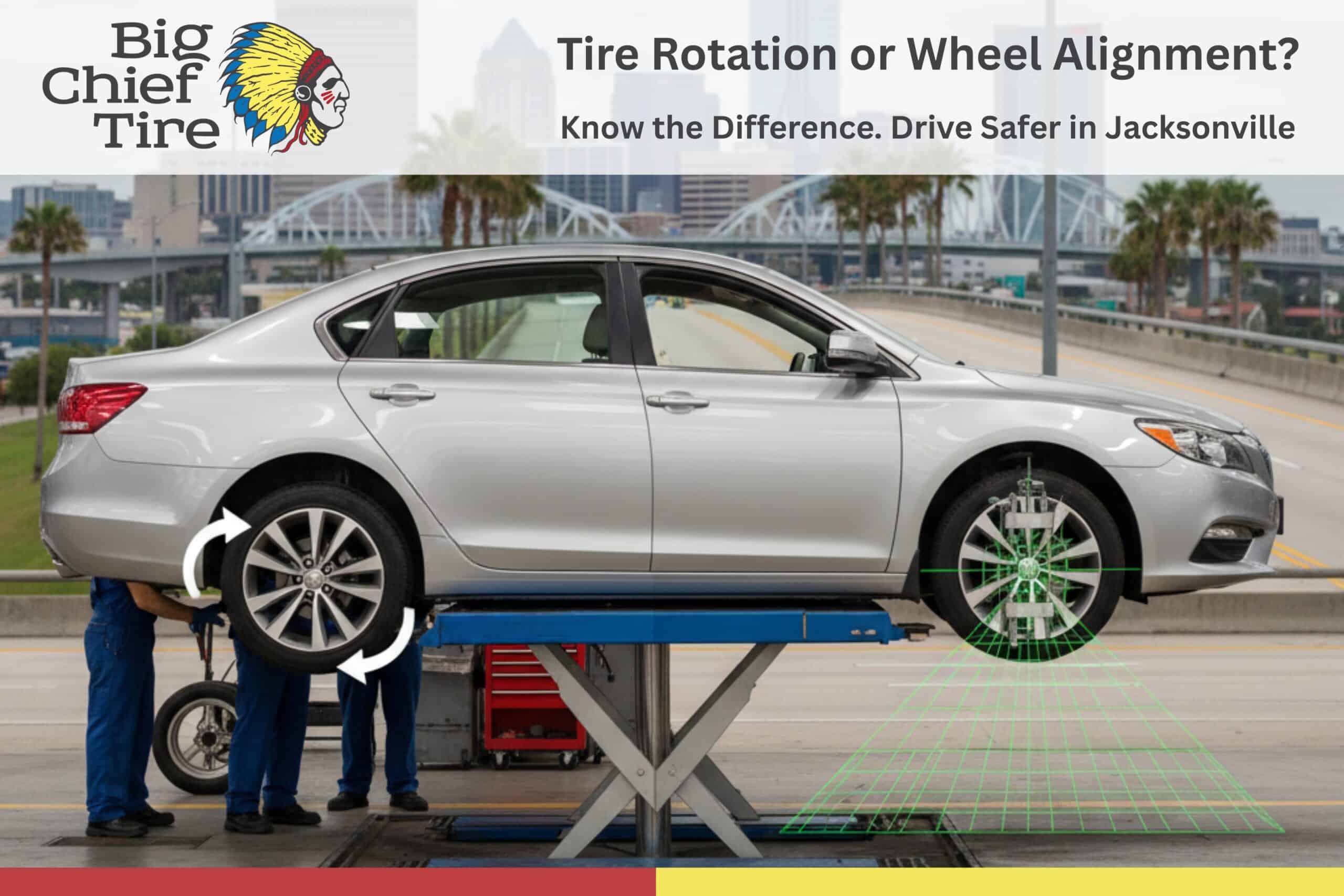 Tire Rotation or Wheel Alignment: What Jacksonville Drivers Need