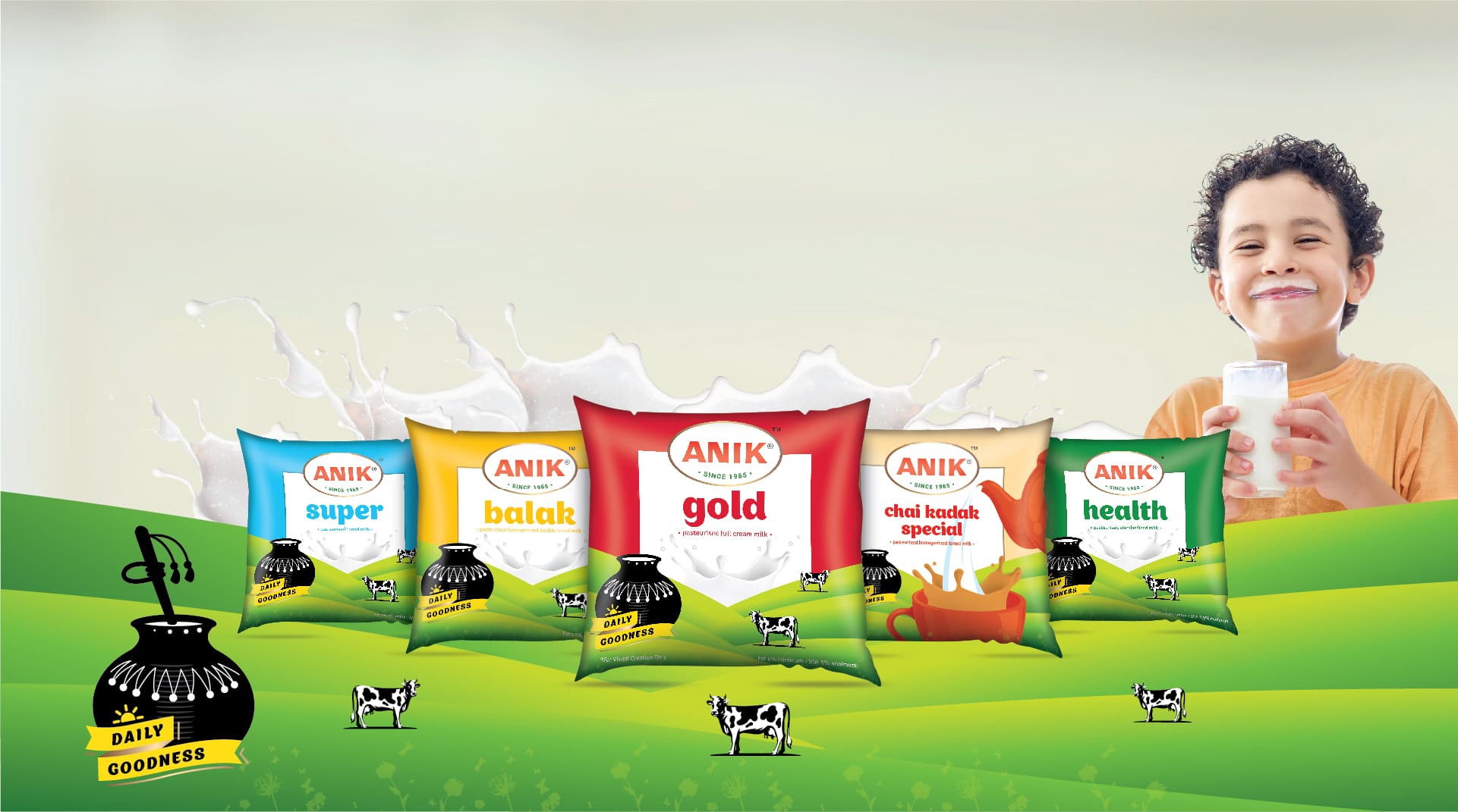 Savour the best full cream milk today | Anik Dairy
