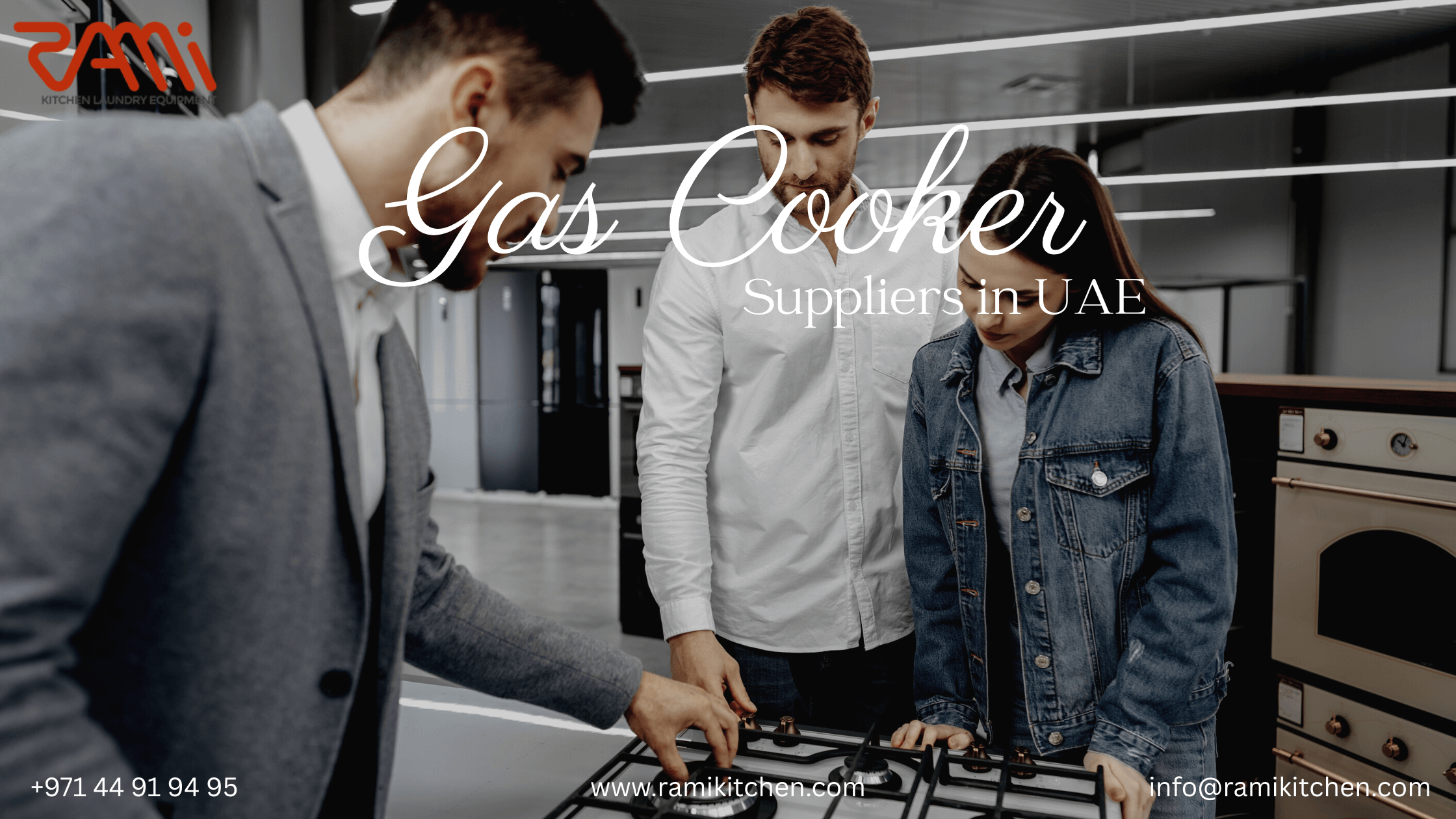 Top Gas Cooker Suppliers in UAE | Reliable Kitchen Solutions by Rami Kitchen