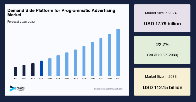 Demand Side Platform for Programmatic Advertising Market Size & Share by 2033