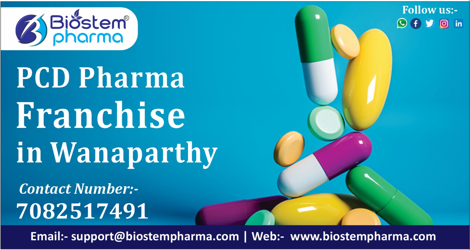PCD Pharma Franchise in Wanaparthy | 1000+ Products- Call Now!