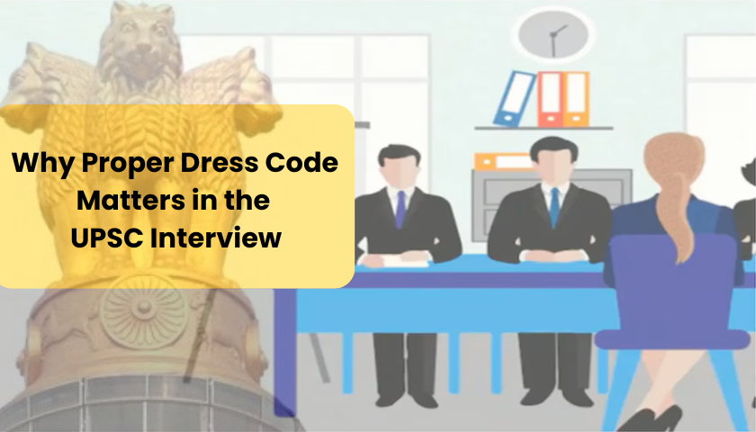 Why Proper Dress Code Matters In The UPSC Interview? | Author Vajirao and Reddy IAS Institute | Sociomix